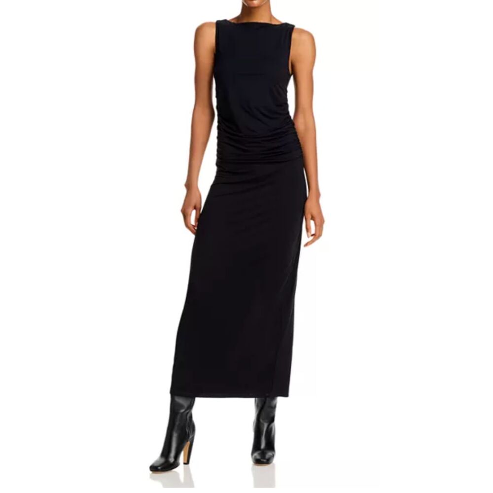 rag & bone Zip up Back Sleeveless Dress, Black, Small - Picture 1 of 12